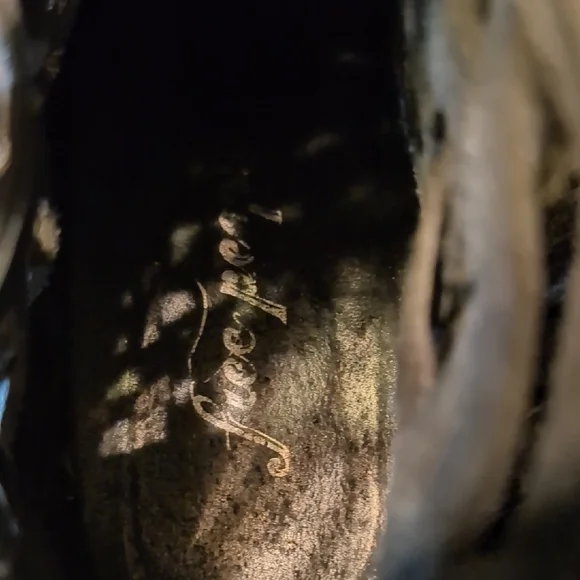 Free People Black Textured Ankle Booties - Picture 6 of 6